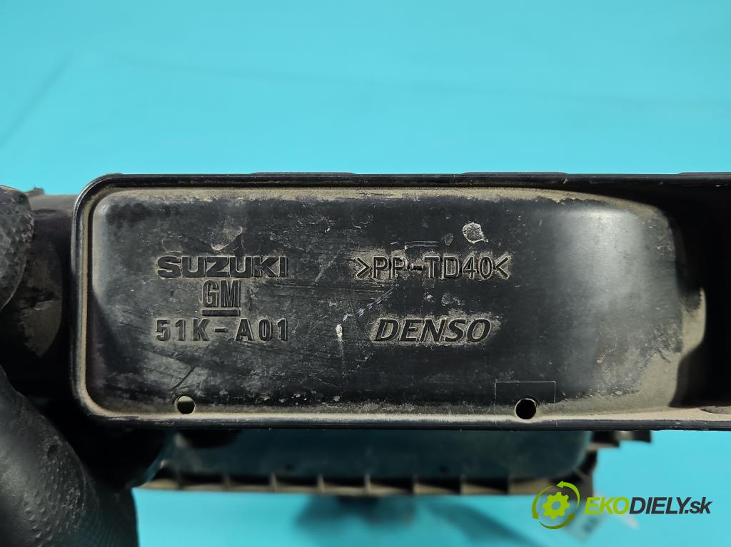 Opel Agila B 2008-2014 1.0 12V 65 hp manual 48 kW 996 cm3 5- obal filtra vzduchu 13700-51KA0 (Kryt vzduchového filtru)