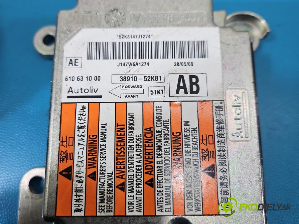 Opel Agila B 2008-2014 1.0 12V 65 hp manual 48 kW 996 cm3 5- polštáře: vzduchové soubor: