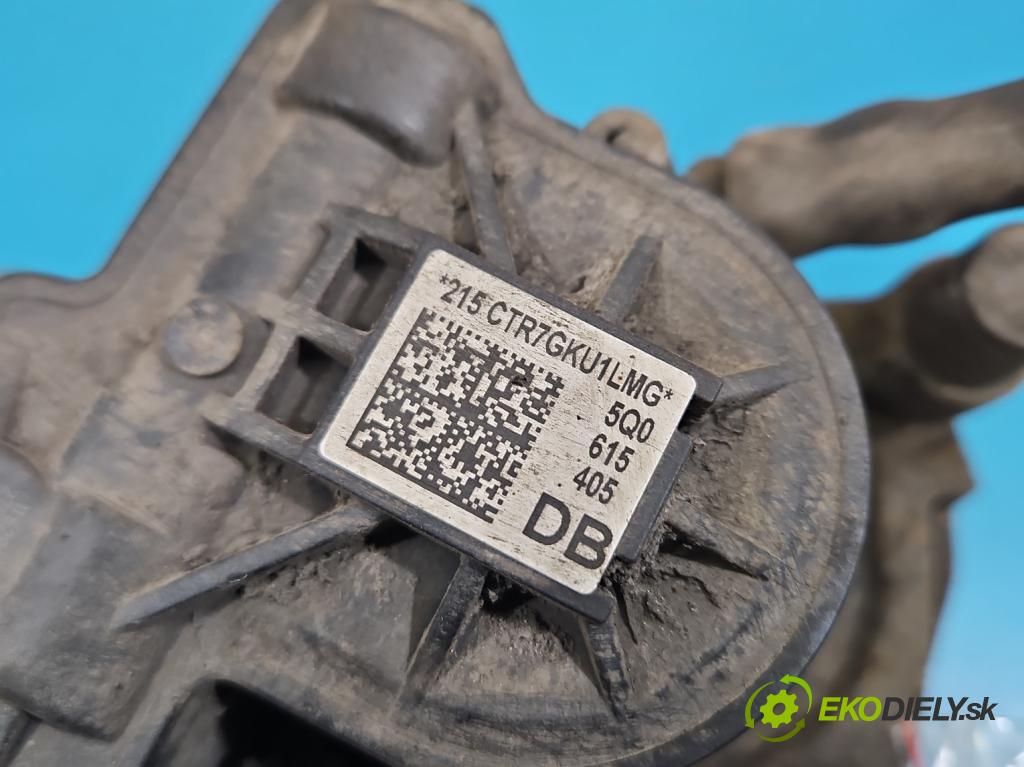 Vw Golf VII 2012-2020 1.2 TSI 86 HP manual 63 kW 1197 cm3 5- brzdič zadné ľavý 5Q0615405DB (Kľučka dverí ostatné)