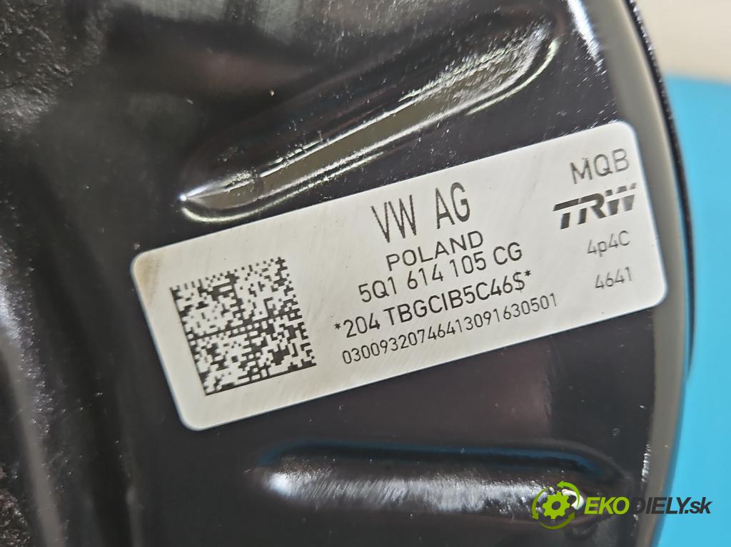 Vw Golf VII 2012-2020 1.2 TSI 86 HP manual 63 kW 1197 cm3 5- servo brzdové 5Q1614105CG