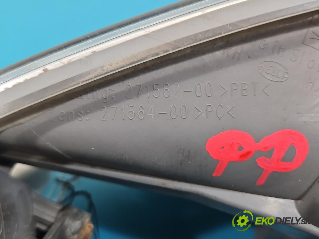 Citroen C5 II 2008-2017 2.0 hdi 136 HP manual 100 kW 1997 cm3 4- Halogen pravý 271562-00 (Kľučka dverí ostatné)