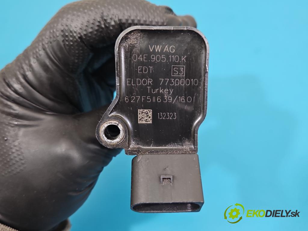 Vw Golf VII 2012-2020 1.2 TSI 86 hp manual 63 kW 1197 cm3 5- cívka zapalovací 04E905110K (Zážehová cívka)