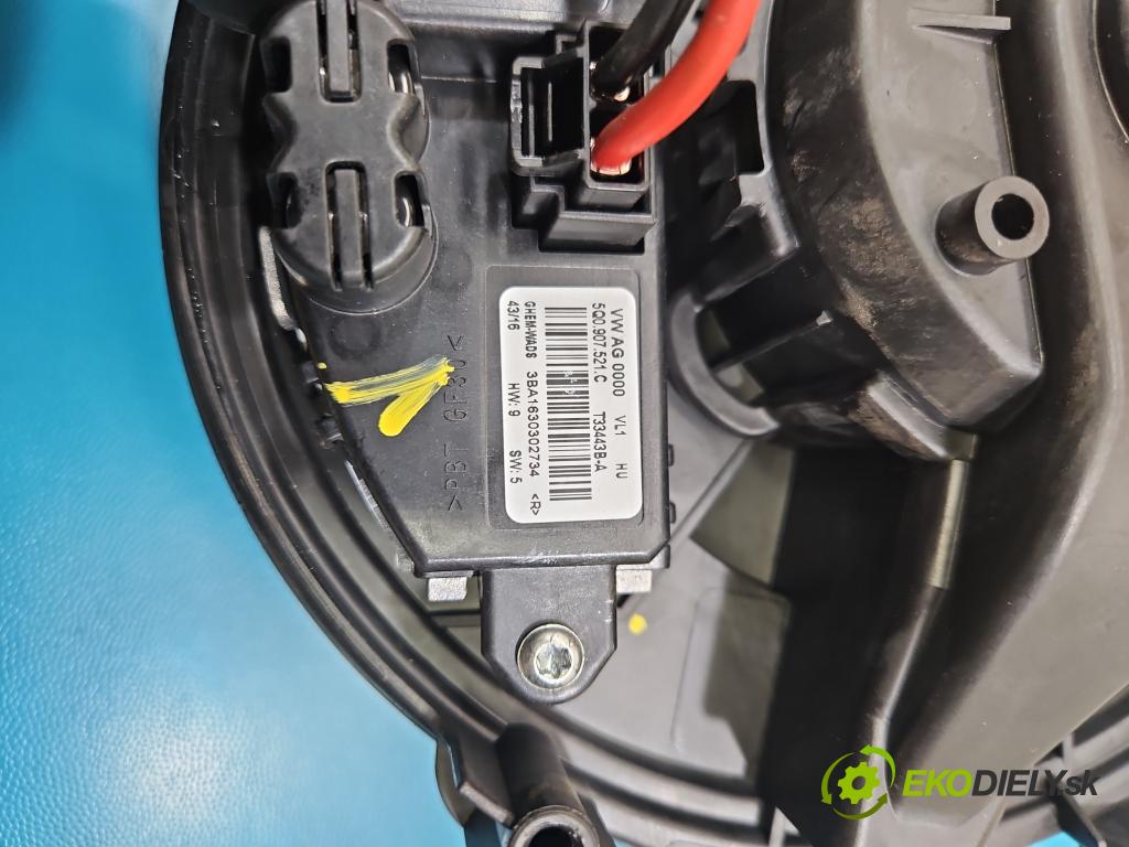 Vw Golf VII 2012-2020 1.2 TSI 86 HP manual 63 kW 1197 cm3 5- ventilátor vzduchu 5Q1819021E