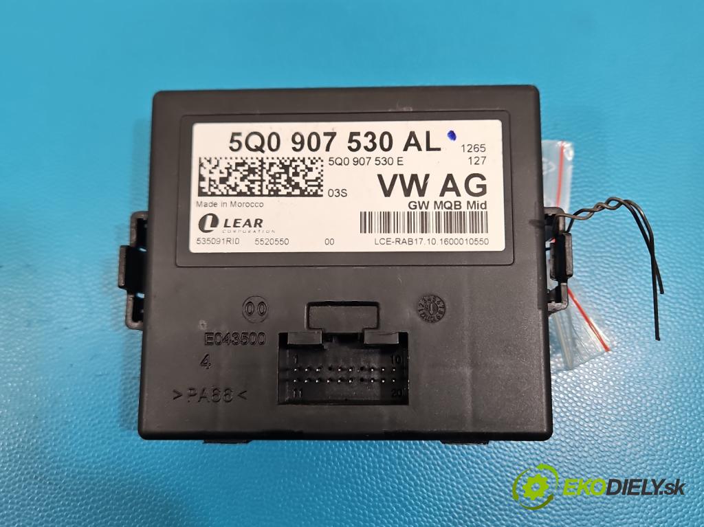 Vw Golf VII 2012-2020 1.2 TSI 86 hp manual 63 kW 1197 cm3 5- řídící jednotka 5Q0907530AL