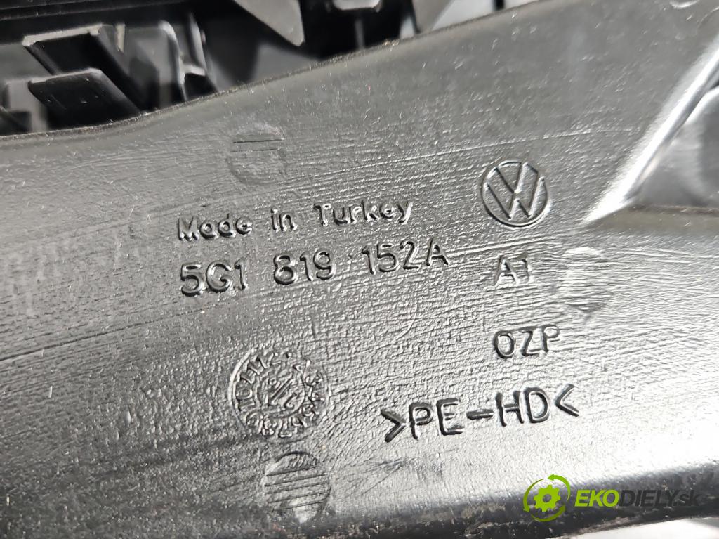 Vw Golf VII 2012-2020 1.2 TSI 86 hp manual 63 kW 1197 cm3 5- radiátor 5Q1816002AD (Radiátor topení)