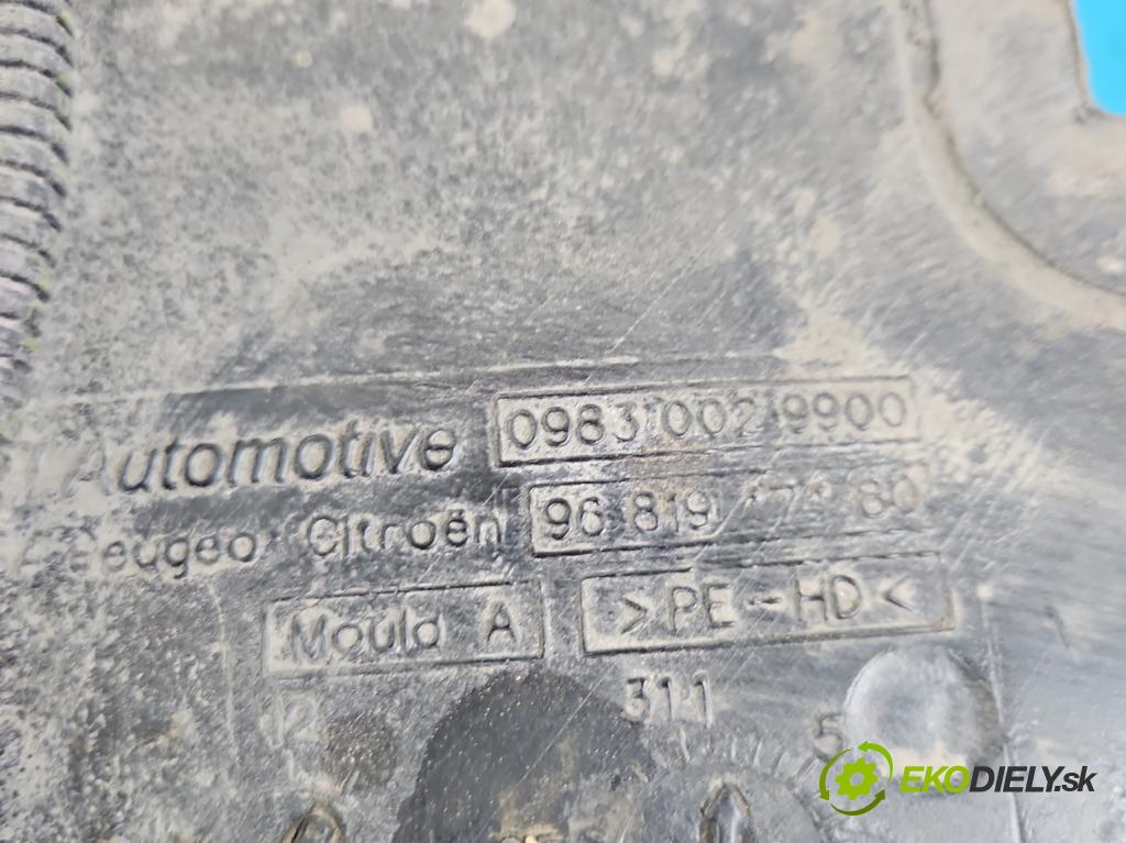 Citroen C5 II 2008-2017 2.0 hdi 136 HP manual 100 kW 1997 cm3 4- Nádrž: tekutina: FAP DPF 9681917180