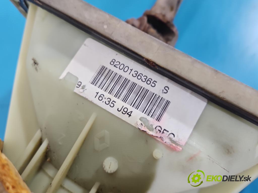 Renault Clio II 1998-2012 1.5 dci 82 HP manual 60 kW 1461 cm3 3- Páka: Změny: stupeň,rýchlosť 8200136365 (Rýchlostná páka (kulisa))