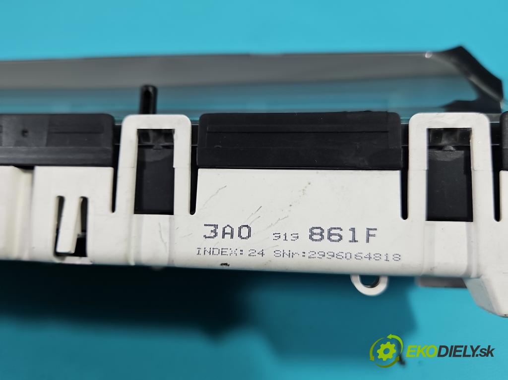 Vw Passat B4 1993-1997 1.9 tdi 90 hp manual 66 kW 1896 cm3 5- Přístrojová deska 3A0919861F (Přístrojová deska)