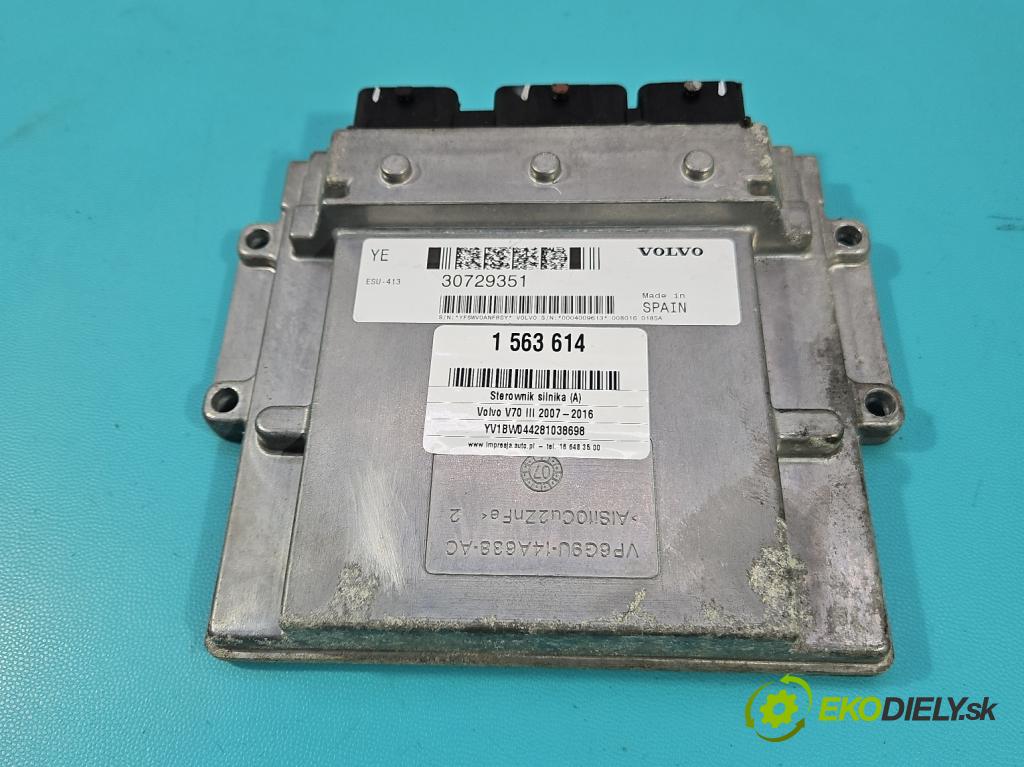 Volvo V70 III 2007-2016 2.0 16V 145 HP manual 107 kW 1999 cm3 5- riadiaca jednotka motora 30729351