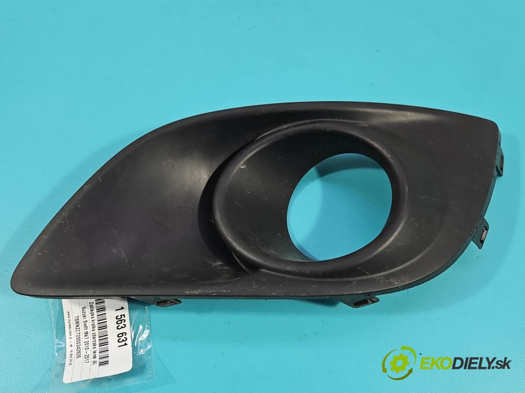 Suzuki Swift Mk7 2010-2017 1.2 16V 94 hp manual 69 kW 1242 cm3 5- Zaślepka: mřížka: nárazníku levé 71761-68L1