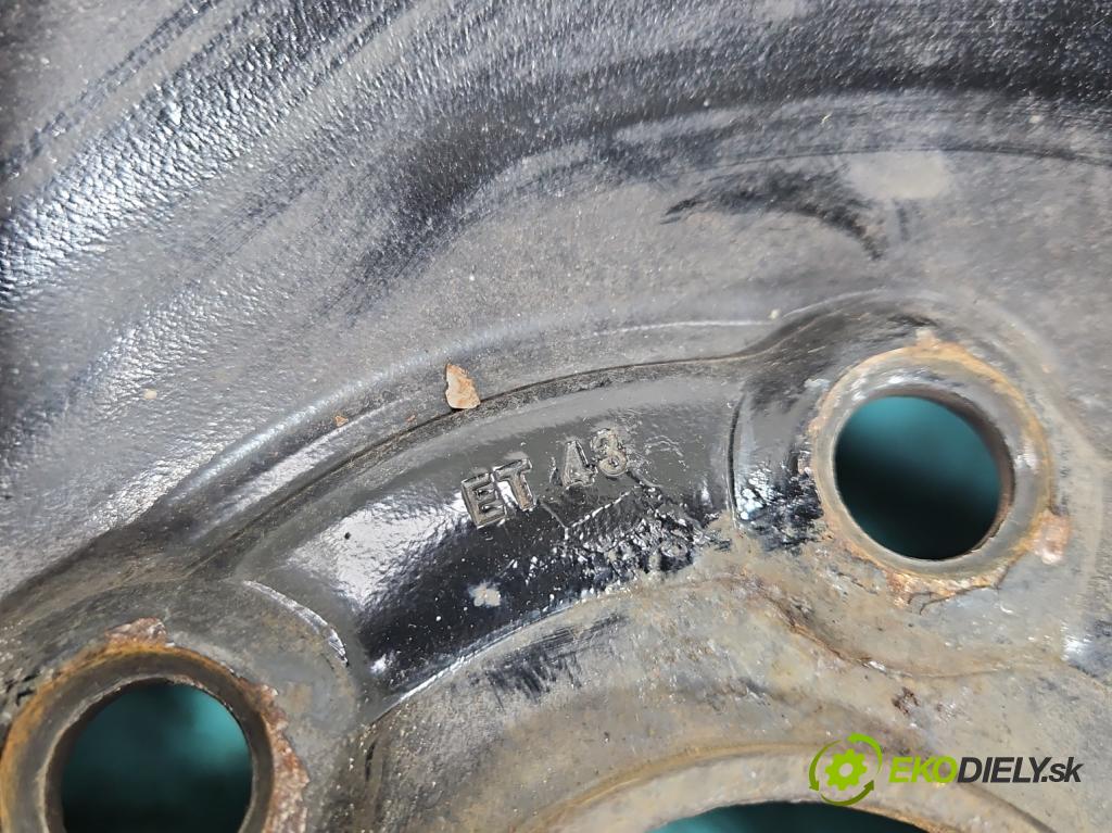 Vw Golf VII 2012-2020 1.2 TSI 86 hp manual 63 kW 1197 cm3 5- Felga ocelový 15"