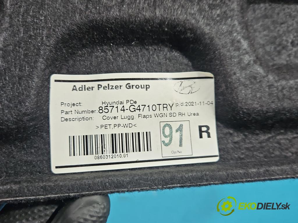 Hyundai I30 III 2016- 1.6 crdi 116 HP manual 85 kW 1598 cm3 5- kastlík 85714-G4710TRY