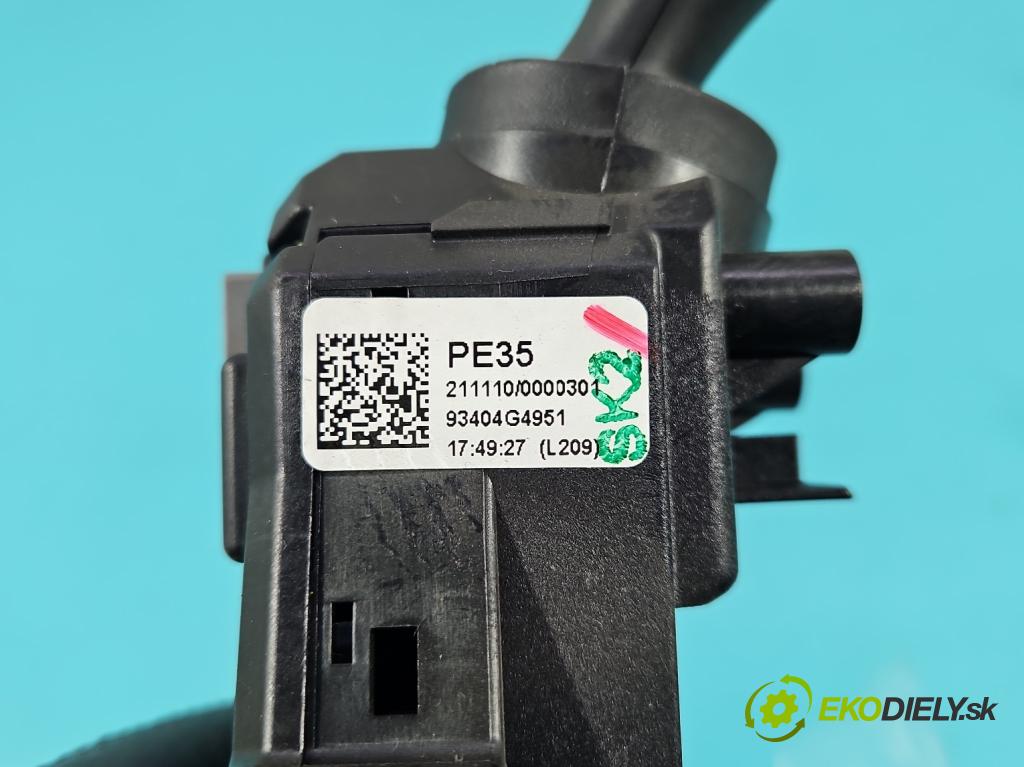 Hyundai I30 III 2016- 1.6 crdi 116 hp manual 85 kW 1598 cm3 5- Přepínač sdružený 93404-G4951 (Páčky pod volantem)