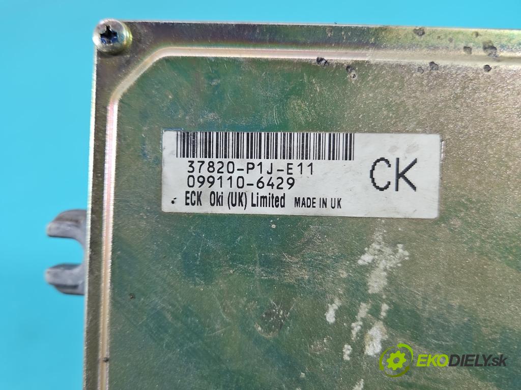 Honda Civic VI 1995-2001 1.4 16V 90 HP manual 66 kW 1396 cm3 5- riadiaca jednotka motora 37820-P1J-E11