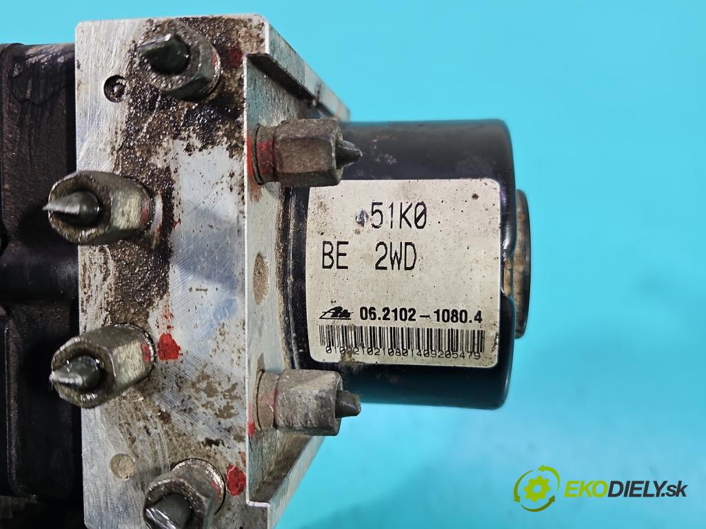 Opel Agila B 2008-2014 1.0 12V 65 hp manual 48 kW 996 cm3 5- čerpadlo abs 51K0 (Pumpa ABS)