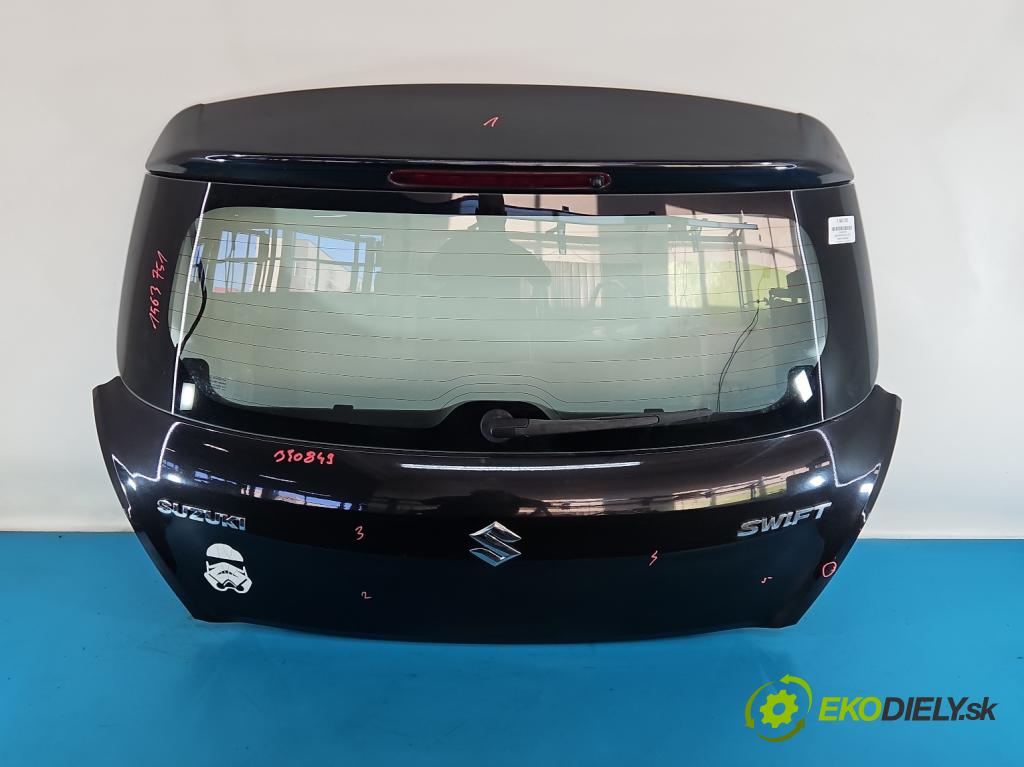 Suzuki Swift Mk7 2010-2017 1.2 16V 94 hp manual 69 kW 1242 cm3 5- zadní kufrové dveře  (Zadní kapota (kufr))