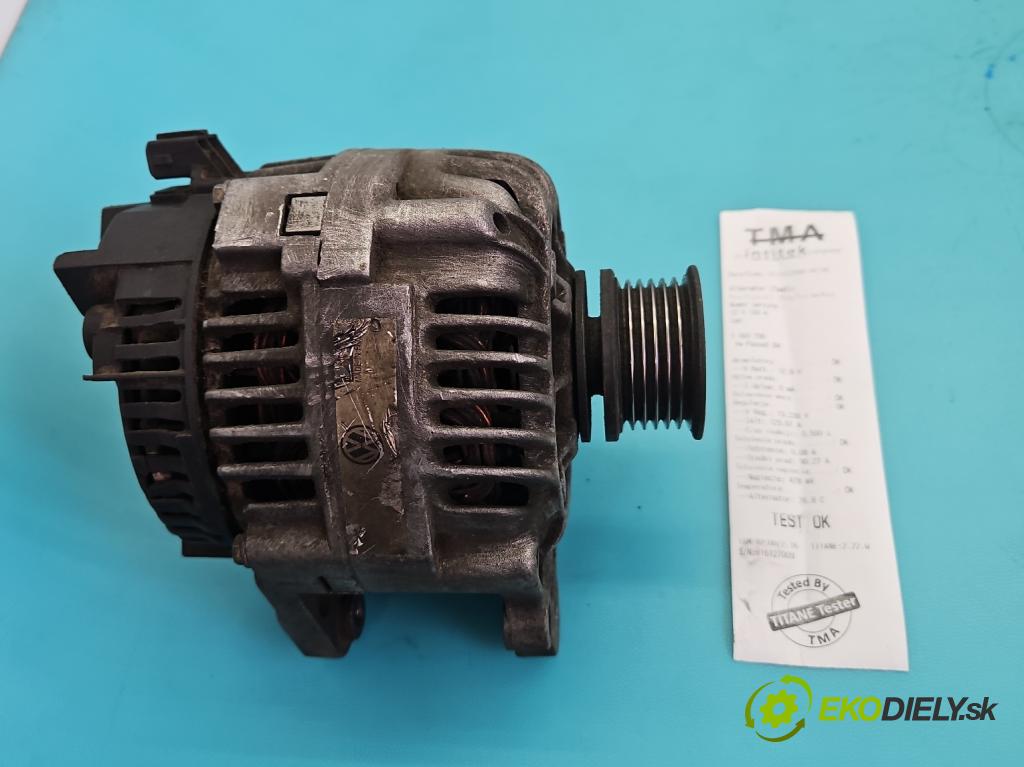 Vw Passat B4 1993-1997 1.9 tdi 90 HP manual 66 kW 1896 cm3 5- Alternator  (Alternátor)