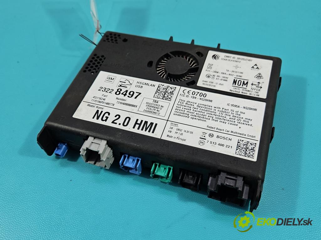 Opel Insignia A 2008-2017 2.0 cdti 170 hp manual 125 kW 1956 cm3 4- řídící jednotka 23228497