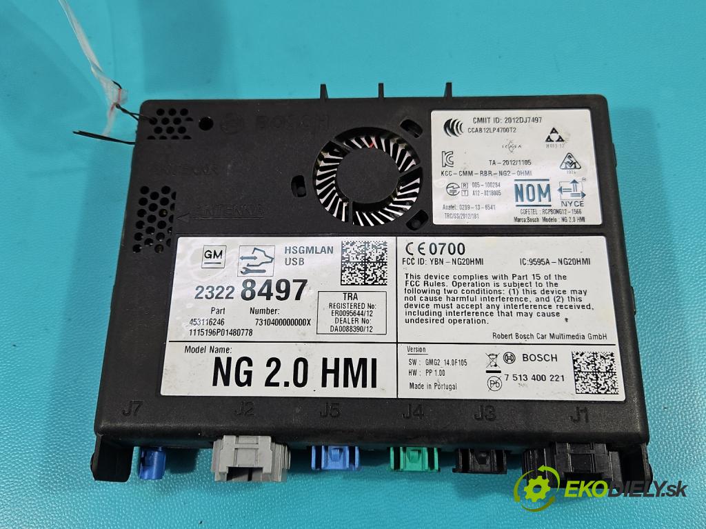 Opel Insignia A 2008-2017 2.0 cdti 170 HP manual 125 kW 1956 cm3 4- riadiaca jednotka ostatné 23228497