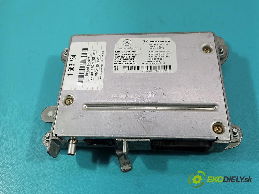 Mercedes S W221 2005-2013 3.5 V6 272 hp automatic 200 kW 3498 cm3 4- řídící jednotka A2218708685