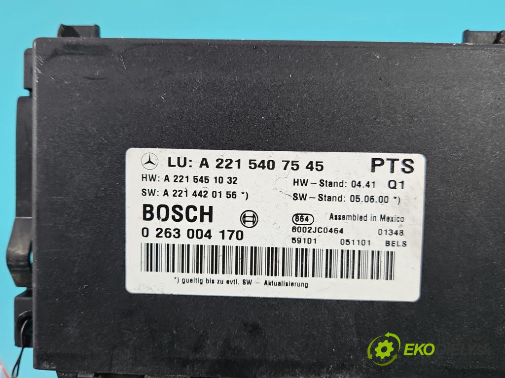 Mercedes S W221 2005-2013 3.5 V6 272 HP automatic 200 kW 3498 cm3 4- riadiaca jednotka parkovaní: 0263004170