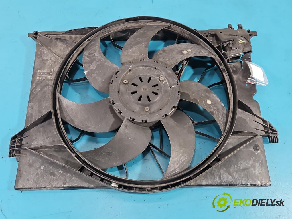 Mercedes S W221 2005-2013 3.5 V6 272 HP automatic 200 kW 3498 cm3 4- Ventilátor chladiča A2215001193
