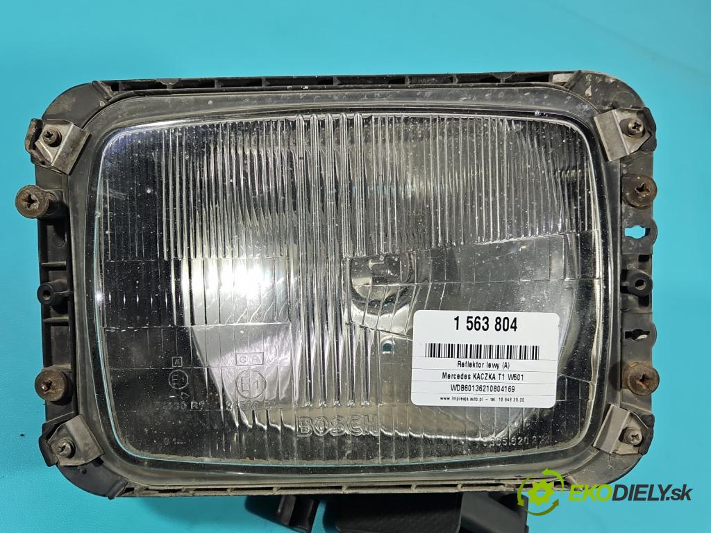 Mercedes KACZKA T1 W601 2.4d 88 HP manual 65 kW 2350 cm3 5- Reflektor: ľavý 0301021201 (Kľučka dverí ostatné)
