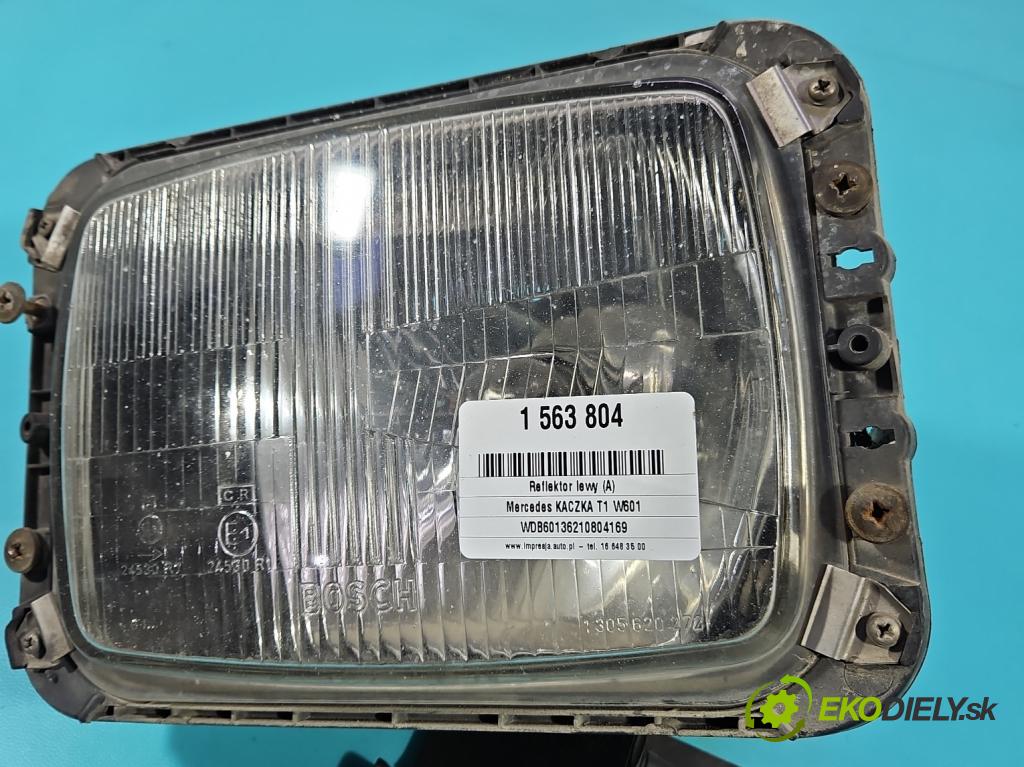 Mercedes KACZKA T1 W601 2.4d 88 HP manual 65 kW 2350 cm3 5- Reflektor: ľavý 0301021201 (Kľučka dverí ostatné)