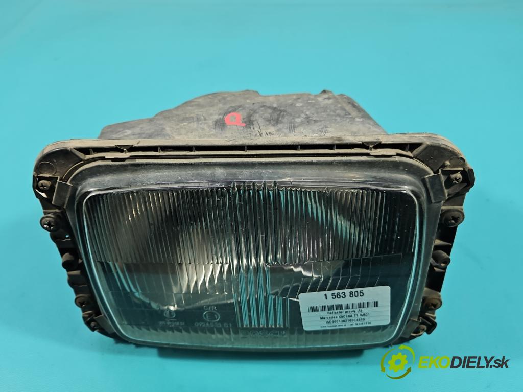Mercedes KACZKA T1 W601 2.4d 88 HP manual 65 kW 2350 cm3 5- Reflektor: pravý 0301021202 (Svetlo predné pravé)