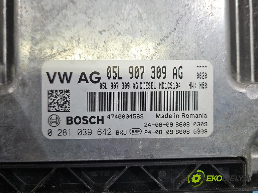 Skoda Superb IV 2023- 2.0 TDI 150 HP automatic 110 kW 1968 cm3 5- riadiaca jednotka motora 05L907309AG