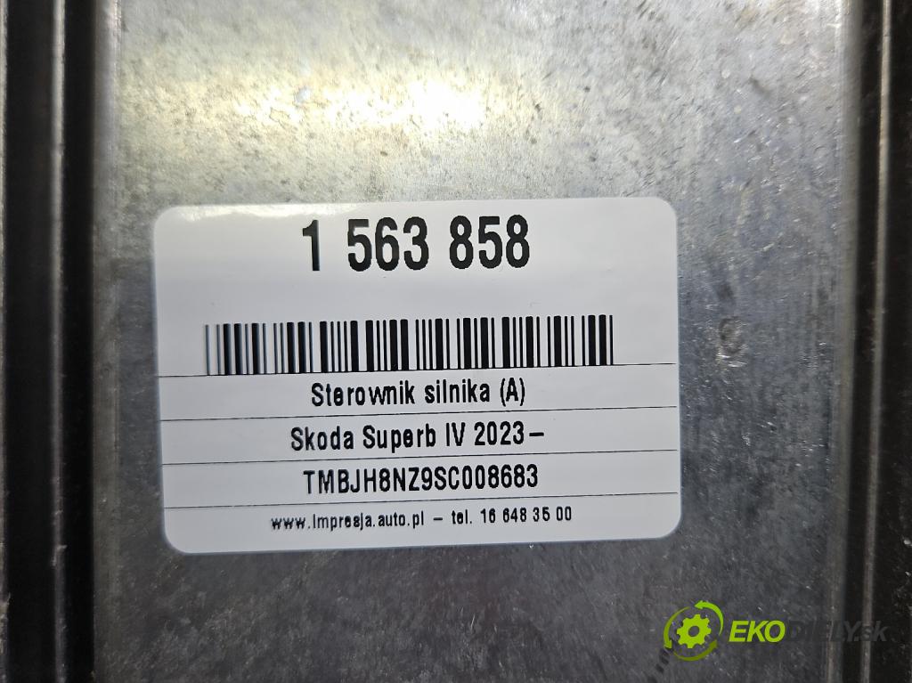 Skoda Superb IV 2023- 2.0 TDI 150 HP automatic 110 kW 1968 cm3 5- riadiaca jednotka motora 05L907309AG