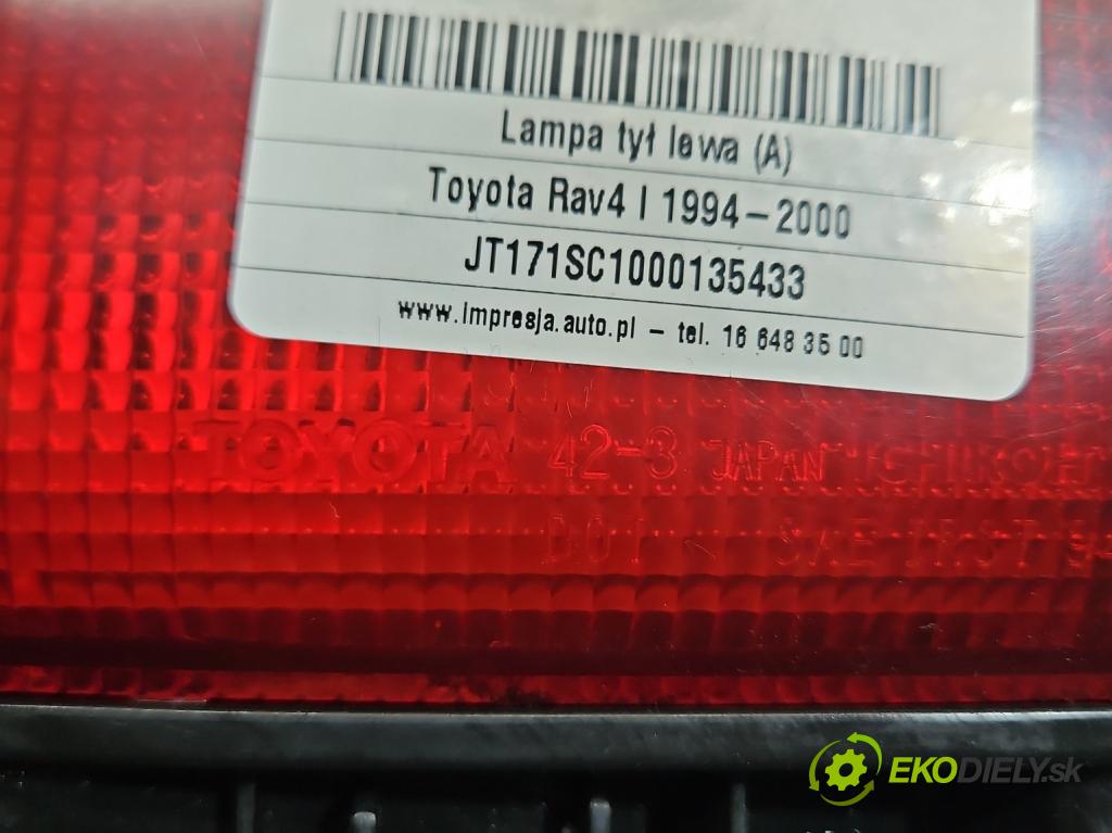 Toyota Rav4 I 1994-2000 2.0 16V 129 HP manual 95 kW 1998 cm3 3- svetlo / reflektor zadné ľavé  (Kľučka dverí ostatné)