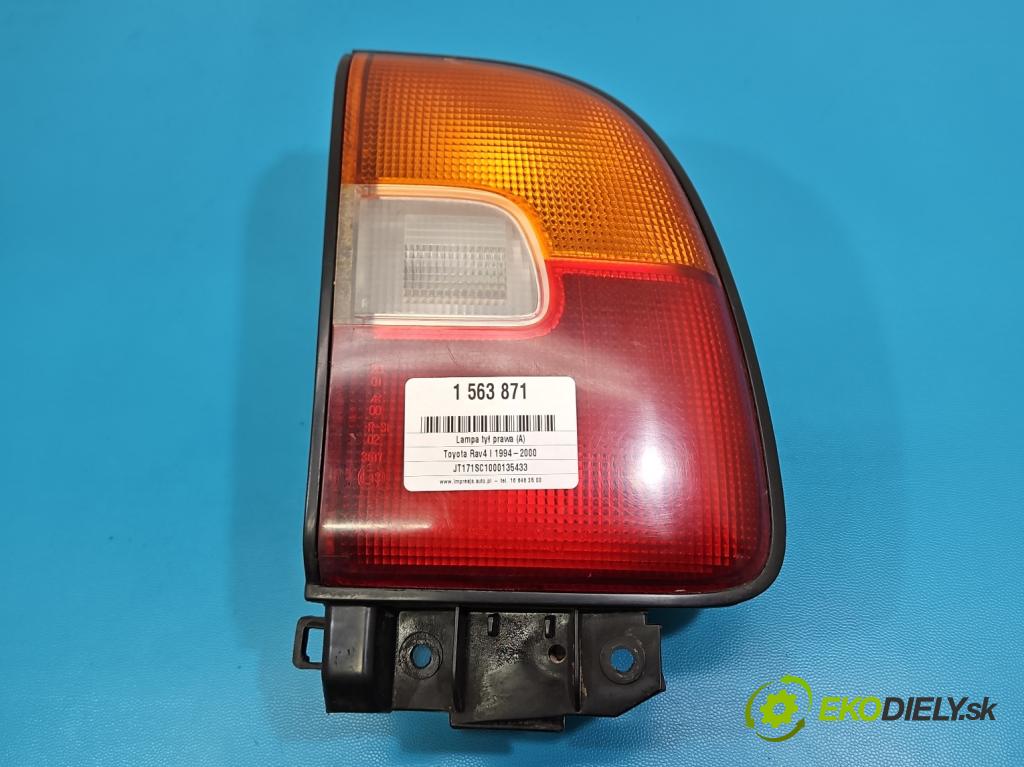 Toyota Rav4 I 1994-2000 2.0 16V 129 HP manual 95 kW 1998 cm3 3- svetlo / reflektor zadné pravé  (Kľučka dverí ostatné)
