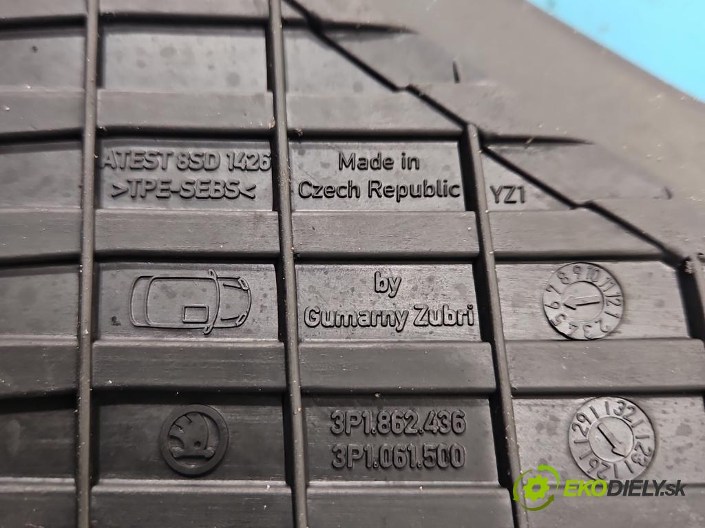 Skoda Superb IV 2023- 2.0 TDI 150 HP automatic 110 kW 1968 cm3 5- Koberce: