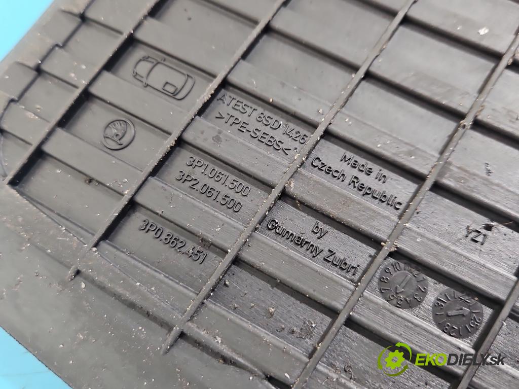 Skoda Superb IV 2023- 2.0 TDI 150 HP automatic 110 kW 1968 cm3 5- Koberce: