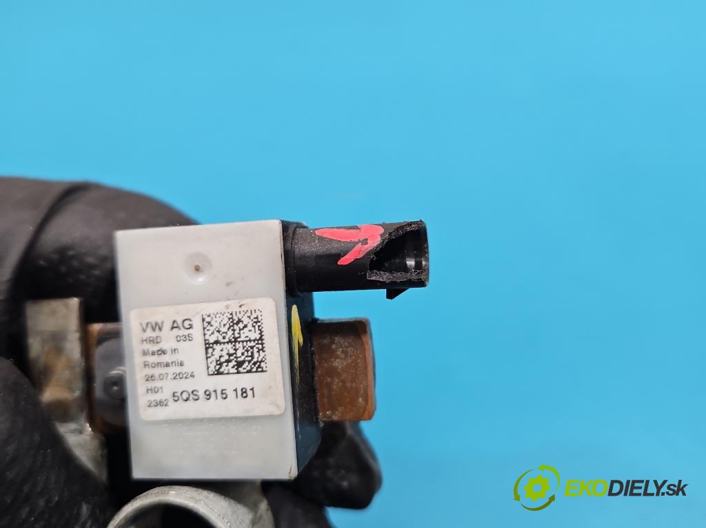 Skoda Superb IV 2023- 2.0 TDI 150 HP automatic 110 kW 1968 cm3 5- kontakt mínus: 5QS915181