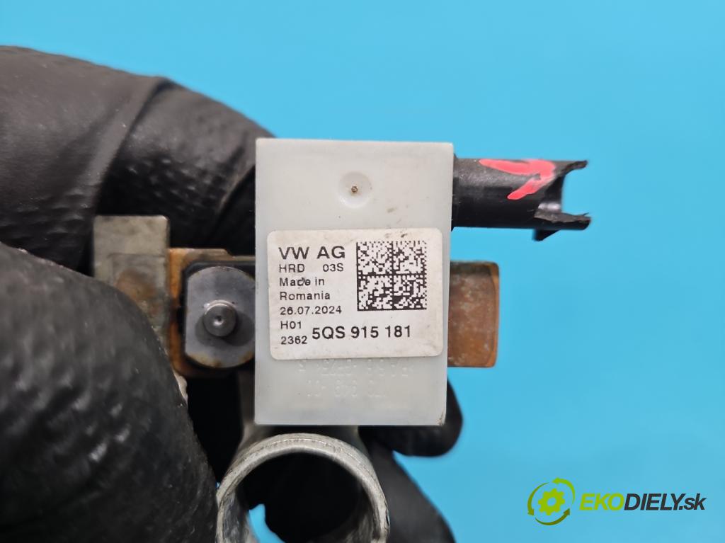 Skoda Superb IV 2023- 2.0 TDI 150 HP automatic 110 kW 1968 cm3 5- kontakt mínus: 5QS915181