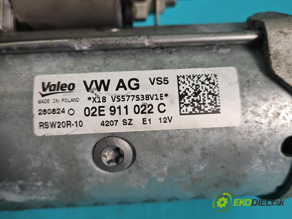 Skoda Superb IV 2023- 2.0 TDI 150 HP automatic 110 kW 1968 cm3 5- štartér 02E911022C (Štartér)