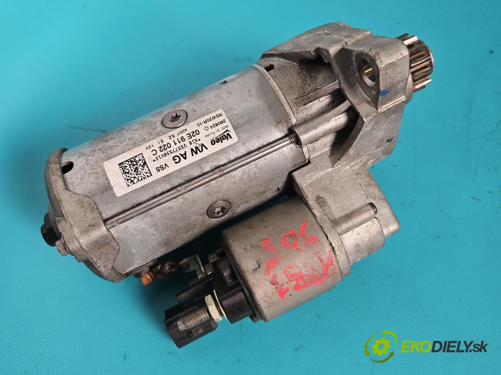 Skoda Superb IV 2023- 2.0 TDI 150 HP automatic 110 kW 1968 cm3 5- štartér 02E911022C (Štartér)