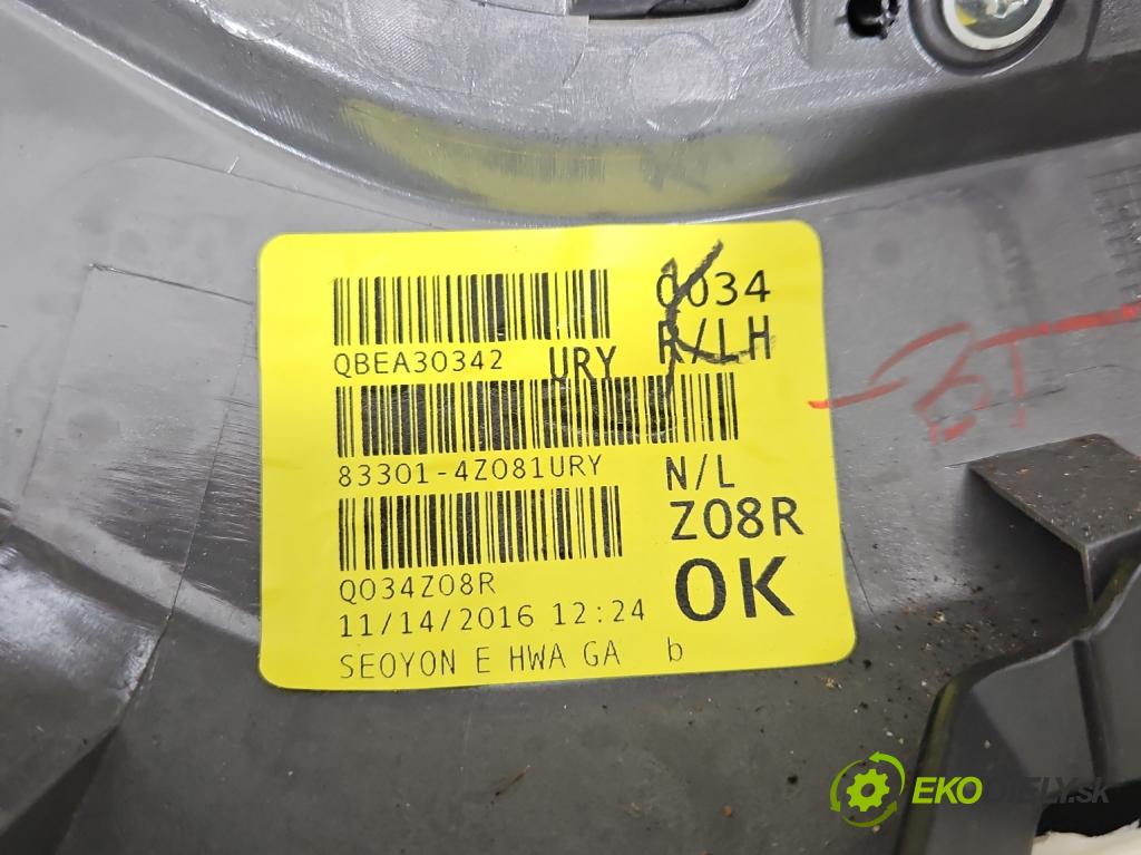 Hyundai Santa Fe III 2012–2018 2.4 GDI 190 hp automatic 140 kW 2359 cm3 5- Tapacír: dveře zadní levé