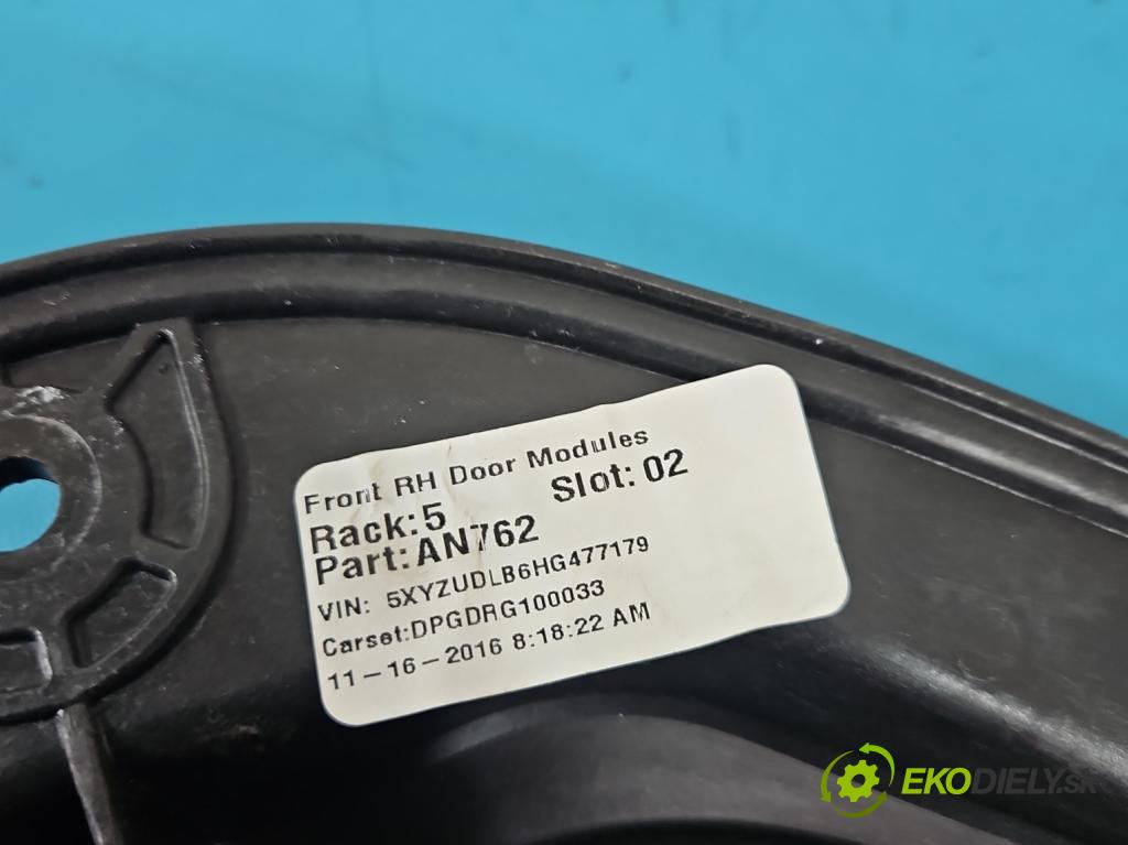 Hyundai Santa Fe III 2012–2018 2.4 GDI 190 hp automatic 140 kW 2359 cm3 5- mechanismus stahování přední pravý 82460-2W020