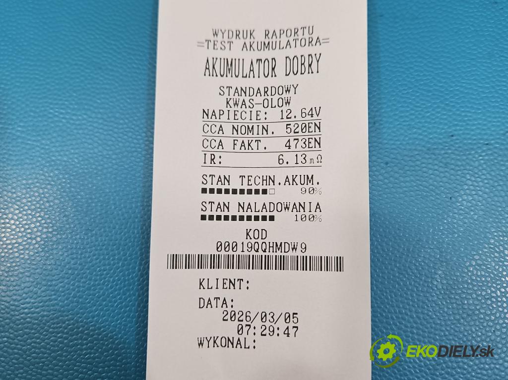 Audi A4 B8 2007-2015 2.0 tdi 143 HP manual 105 kW 1968 cm3 5- Akumulator automobilovy