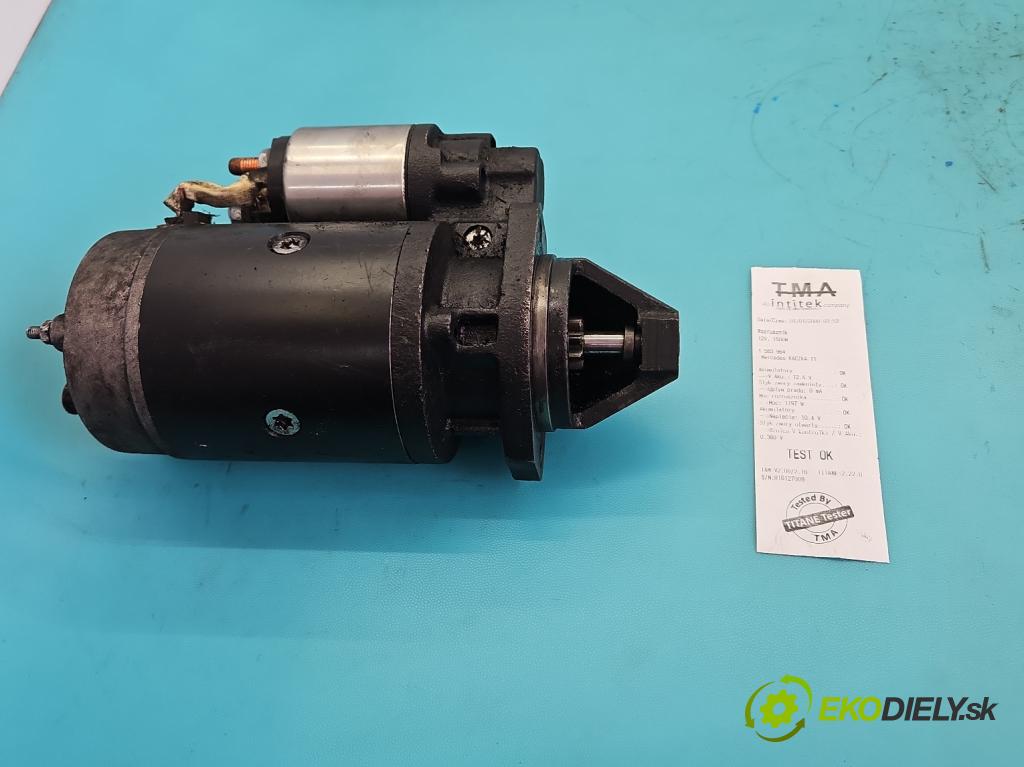 Mercedes KACZKA T1 W601 2.4d 88 hp manual 65 kW 2350 cm3 5- startér: 0001362600 (Startér)