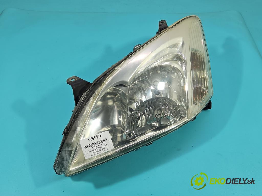 Toyota Corolla E12 2001-2009 1.6 vvti 110 HP manual 81 kW 1598 cm3 5- Reflektor: ľavý  (Kľučka dverí ostatné)