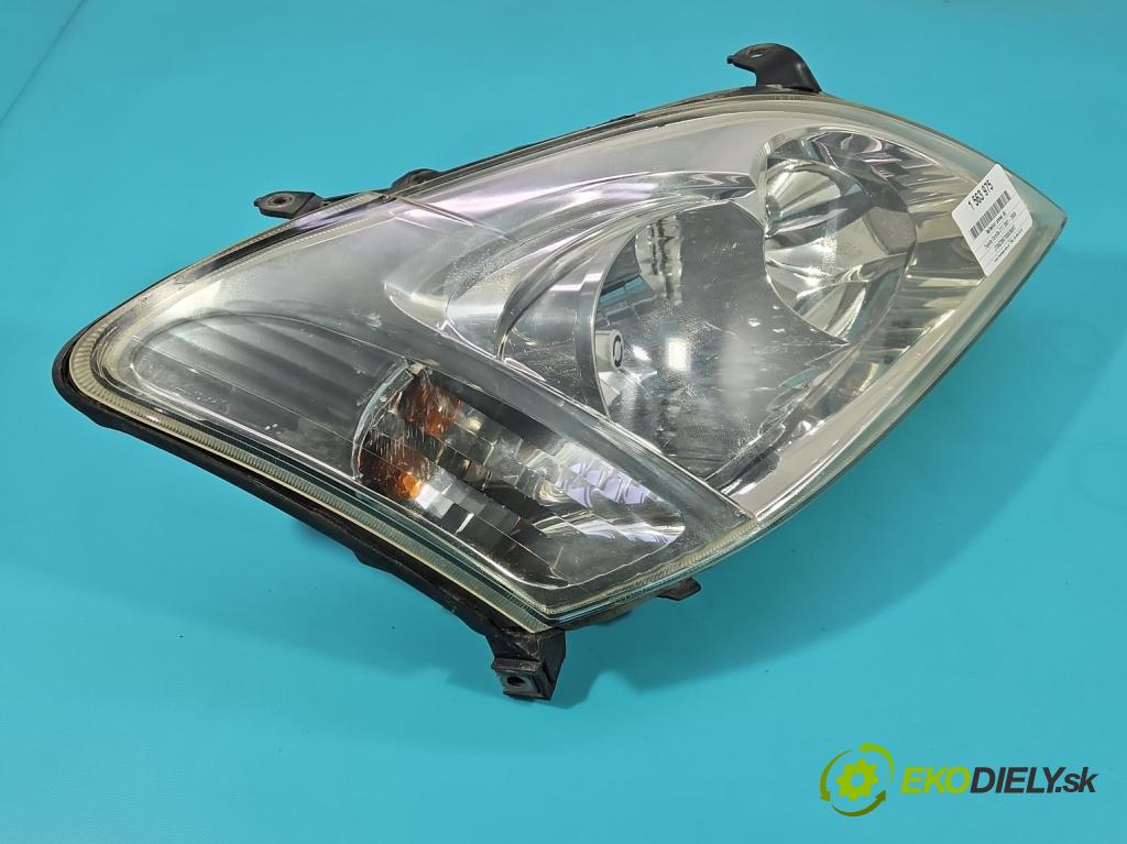 Toyota Corolla E12 2001-2009 1.6 vvti 110 HP manual 81 kW 1598 cm3 5- Reflektor: pravý  (Svetlo predné pravé)