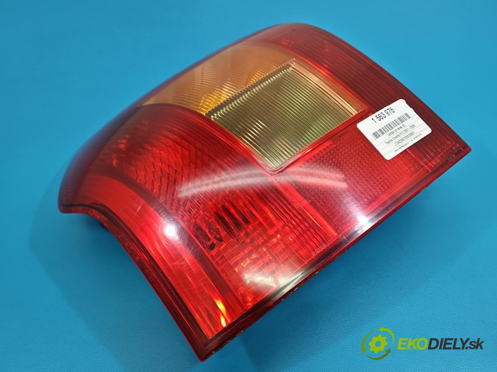 Toyota Corolla E12 2001-2009 1.6 vvti 110 HP manual 81 kW 1598 cm3 5- svetlo / reflektor zadné ľavé  (Kľučka dverí ostatné)