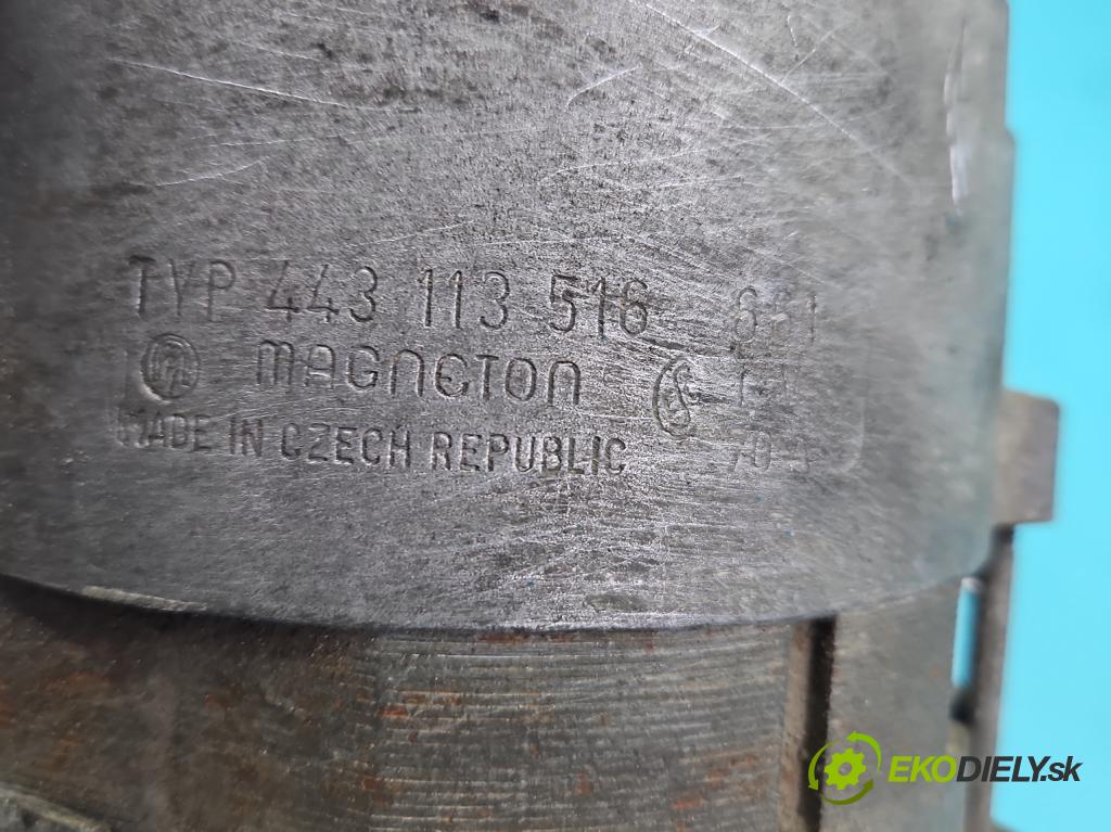 Skoda Felicia 1.3 mpi 68 hp manual 50 kW 1289 cm3 5- Alternator 443113516 (Alternátor)