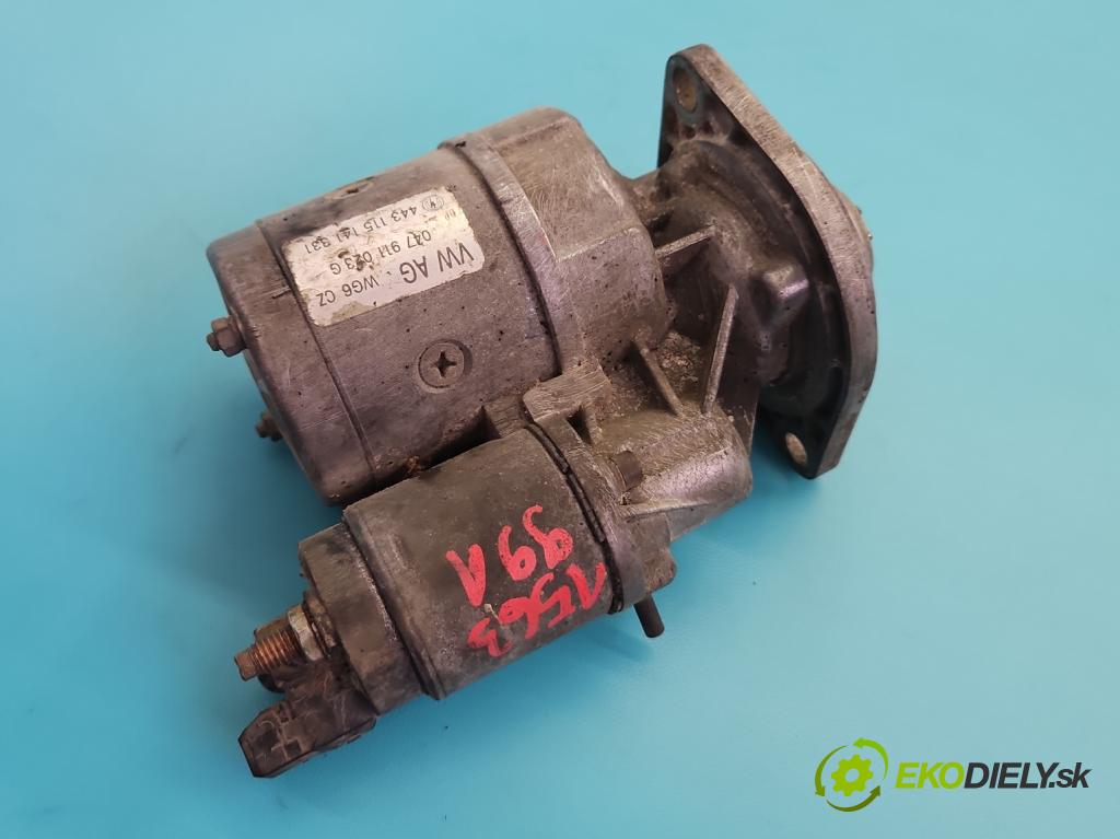 Skoda Felicia 1.3 mpi 68 hp manual 50 kW 1289 cm3 5- startér: 047911023G (Startér)