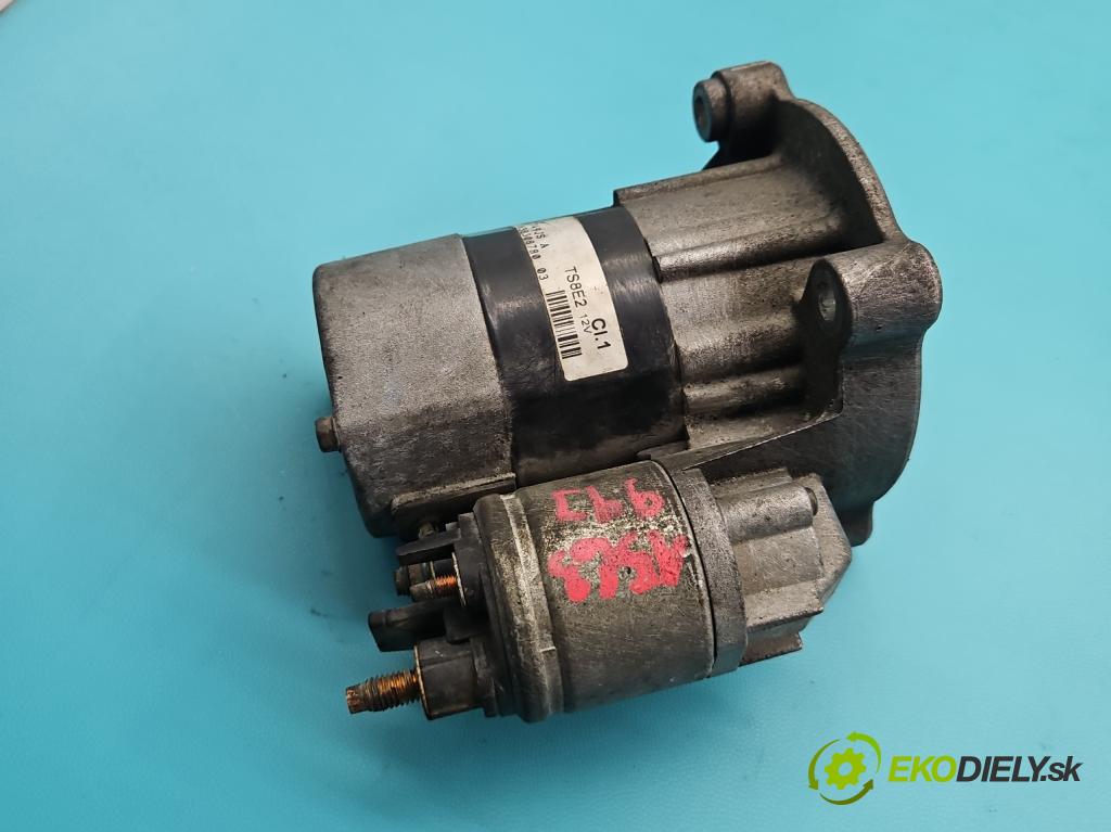 Peugeot 207 1.4 8V 73 HP manual 54 kW 1360 cm3 5- štartér TS8E2 (Štartér)