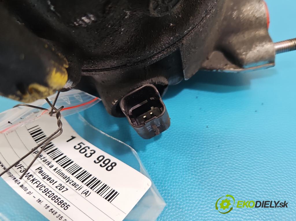 Peugeot 207 1.4 8V 73 HP manual 54 kW 1360 cm3 5- Kompresor: klimatizácie 9670318880 (Kompresor klimatizácie)